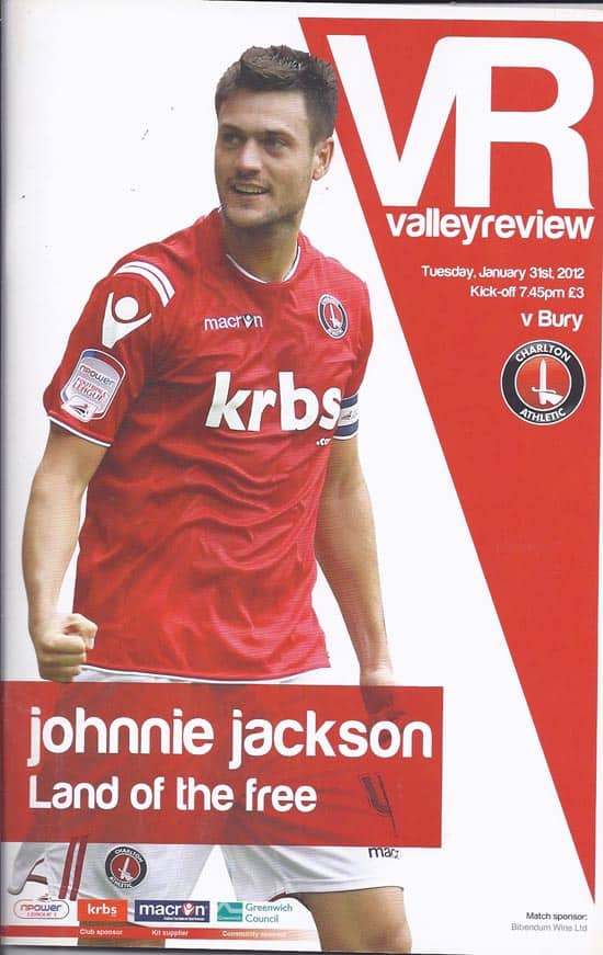 Charlton Athletic FC v Bury FC